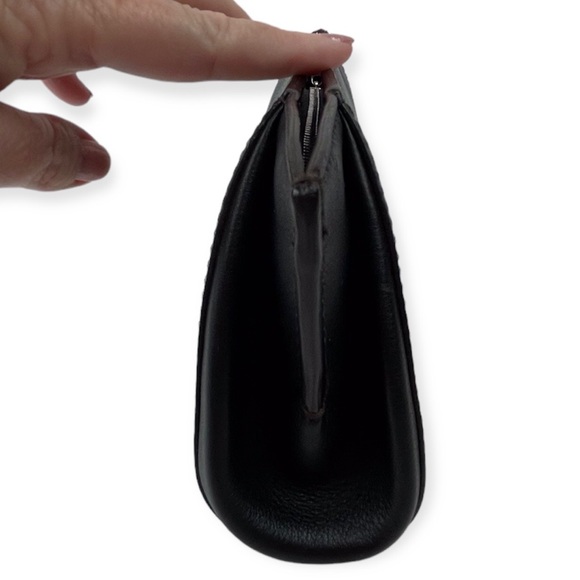 CARTIER Clutch Onyx Taurillon Leather C De Cartier Bag Palladium Hardware EUC - Picture 3 of 15